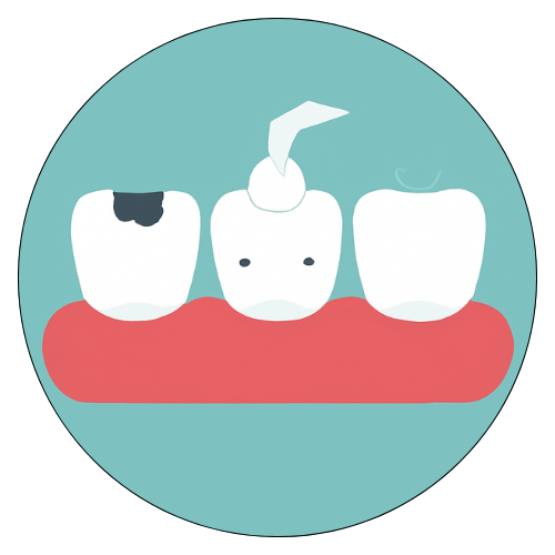 Tooth Colored Filling Icon