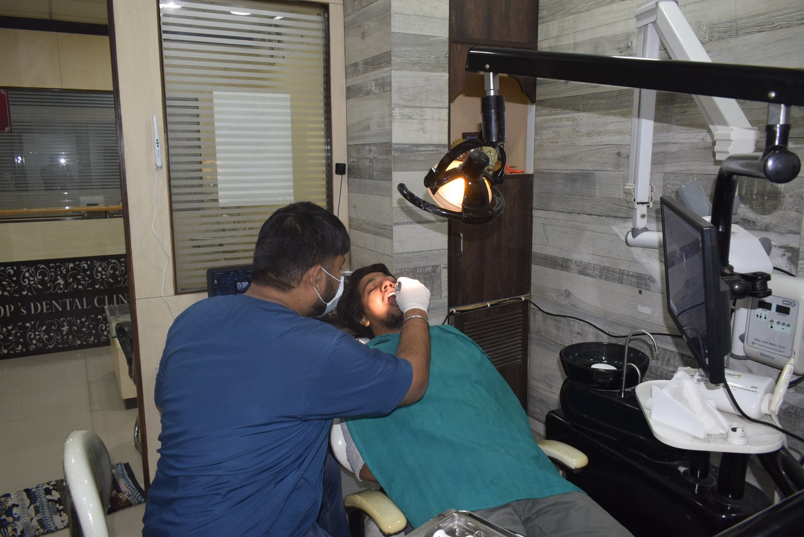 Close-up of Dental Procedure